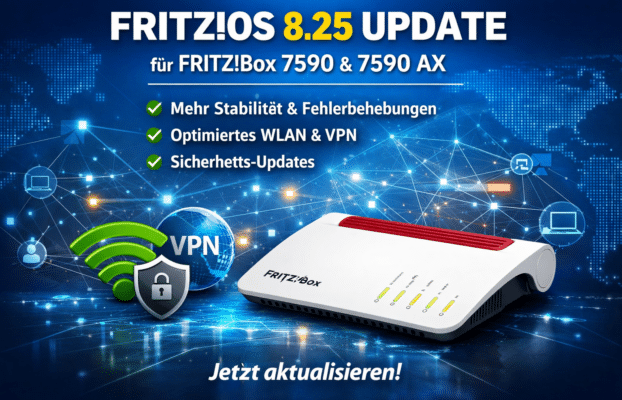 FRITZ!OS 8.25 für FRITZ!Box 7590 & 7590 AX – Das bringt das neue Update