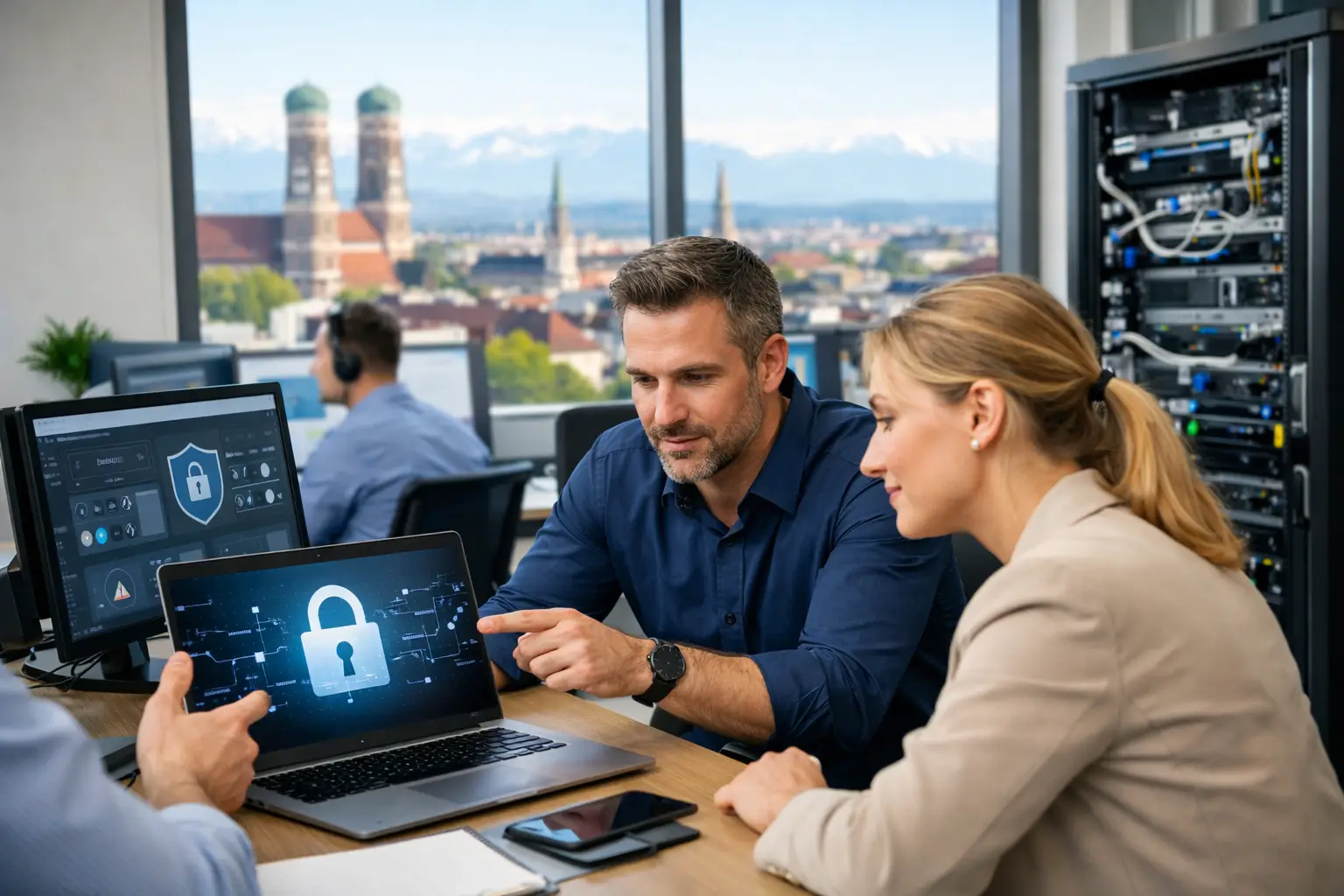 Cybersecurity München für Unternehmen richtig planen