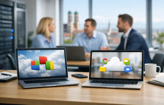 Microsoft 365 oder Google Workspace für KMU?