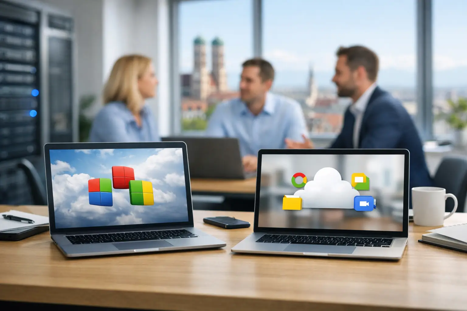 Microsoft 365 oder Google Workspace für KMU?