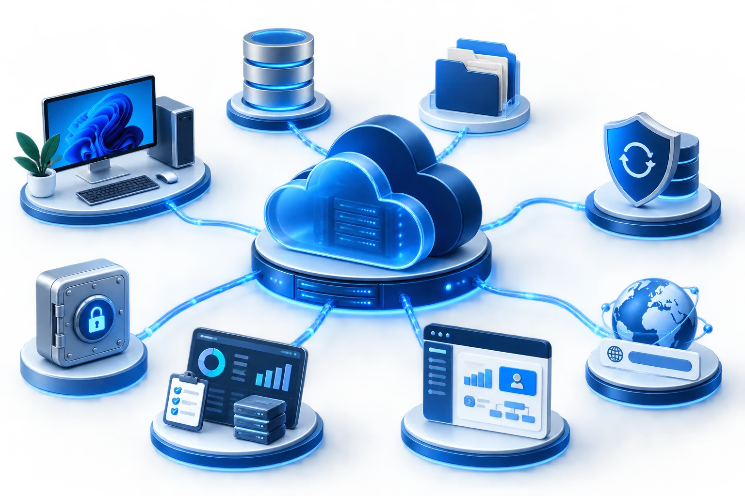 Übersicht betreuter Cloud-Lösungen von PERFUSIONS